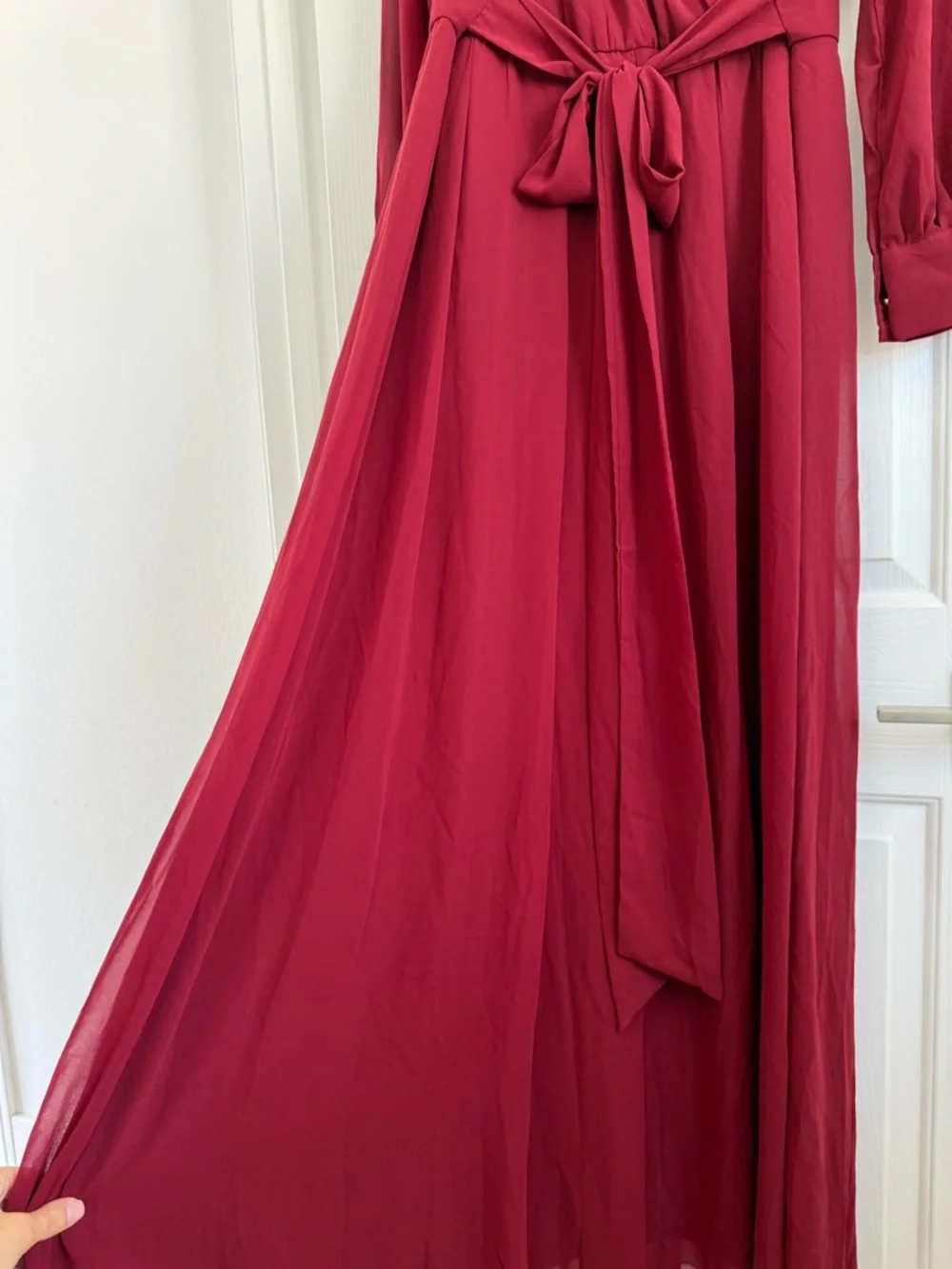 Baltic Born Lydia Maxi Dress Burgundy 1X XL - Picture 9 of 16